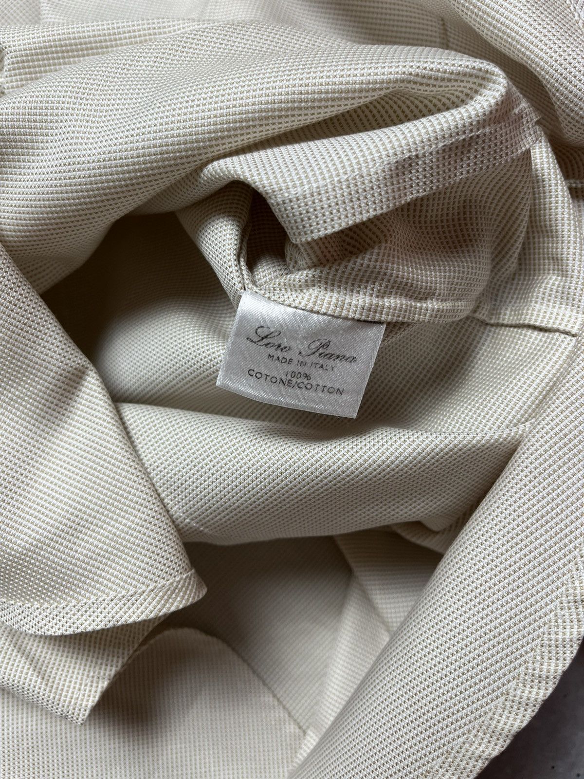 Loro Piana VERY RARE LORO PIANA VINTAGE SHIRT BOTTO UP Size M / US 6-8 / IT 42-44 - 5 Thumbnail