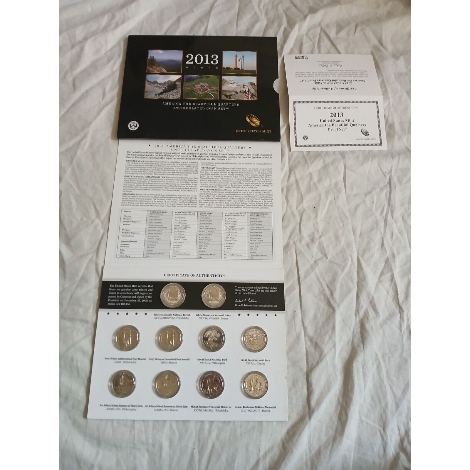 & Other Stories 2013 United states Mint America The Beautiful Quarters Size ONE SIZE - 5 Thumbnail