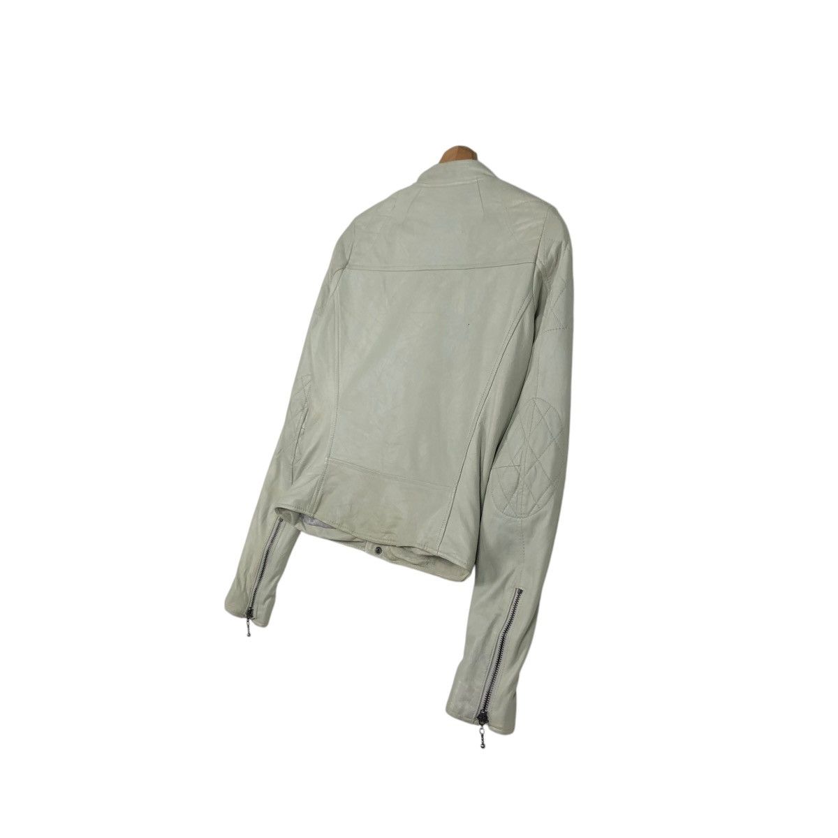 Japanese Brand 🔥CROPPED BIKER SOFT LEATHER JACKET MOUSSY ISSEY MIYAKE Size US S / EU 44-46 / 1 - 10 Thumbnail