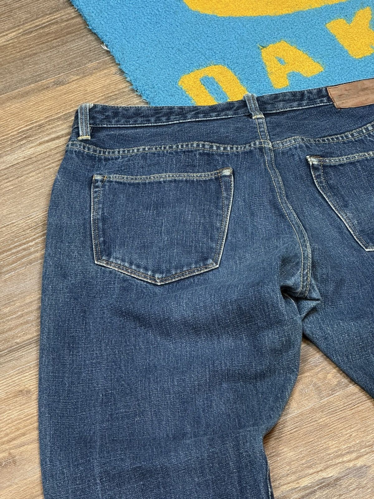 Garbstore Mens Garbstore Indigo Farm Japanese Blue Denim Selvedge Pant Size US 36 / EU 52 - 15 Thumbnail