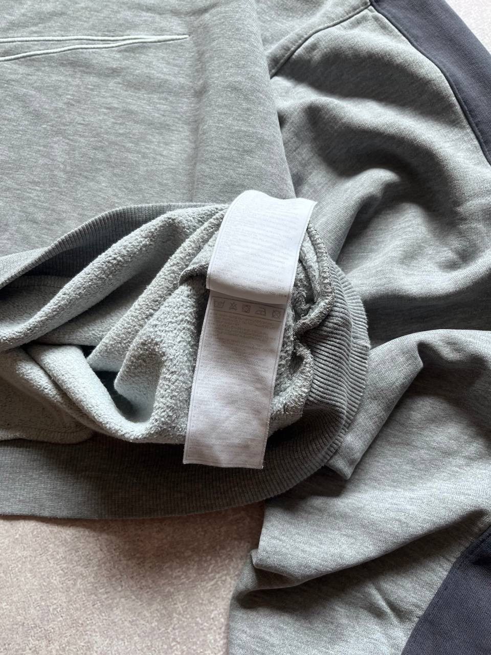 Nike × Vintage Vintage Nike Big Swoosh Boxy Sweatshirt Y2K M Size US M / EU 48-50 / 2 - 7 Thumbnail