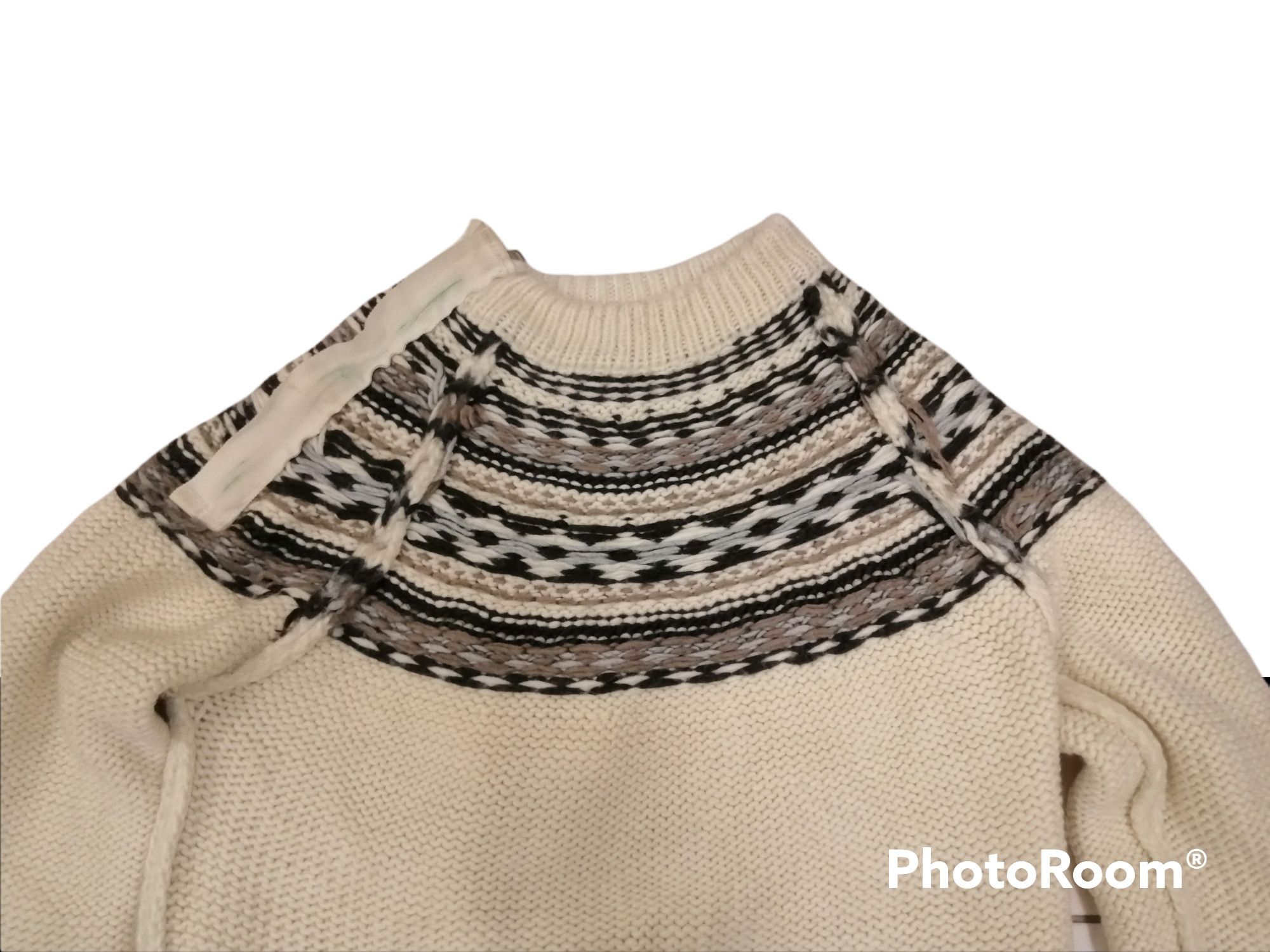 Aran Isles Knitwear 💥SENDOFFER✨ Saint Laurent Inspired Isle Knitwear Sweater Size US M / EU 48-50 / 2 - 10 Thumbnail