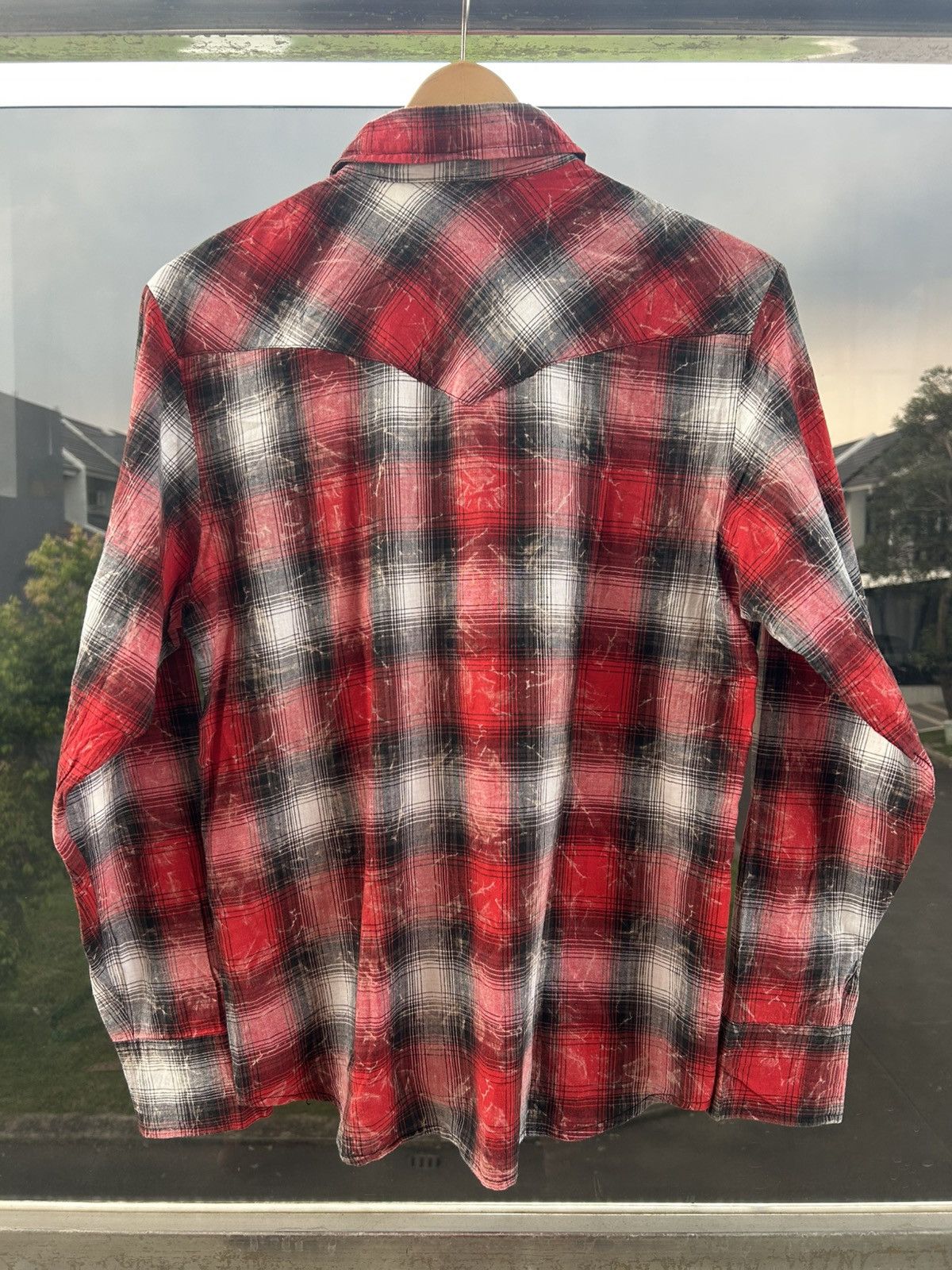 In The Attic In the Attic Changeable Design Distressed Punk Flannel Shirt Size L / US 10 / IT 46 - 6 Thumbnail