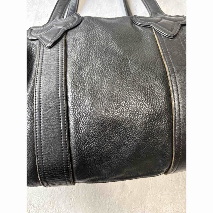 Chrome Hearts CH Duffle Tiny Leather Boston Bag Size ONE SIZE - 12 Thumbnail