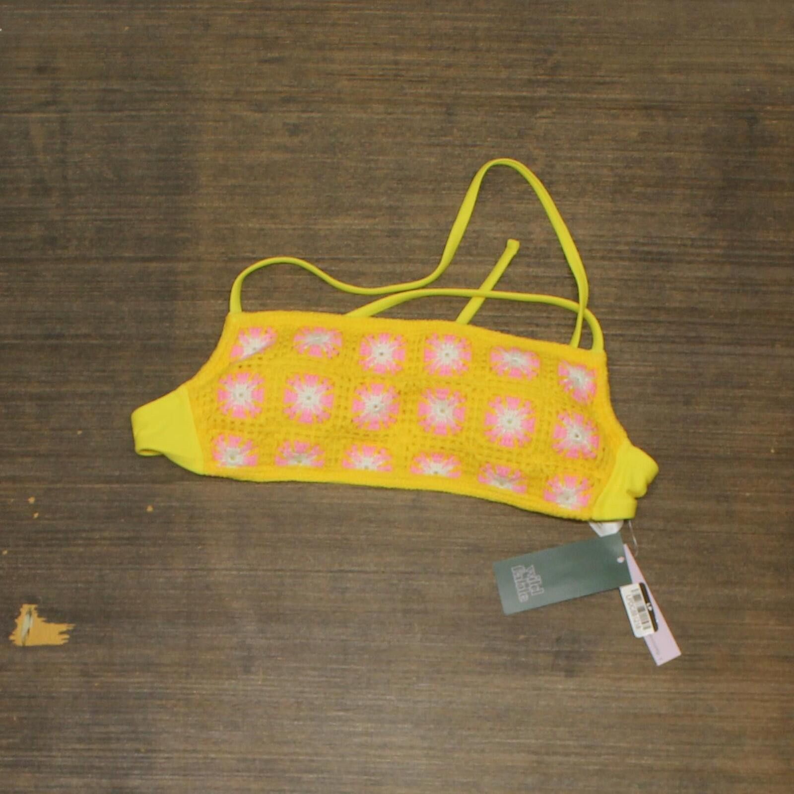 Other Nwt Wild Fable Bralette Bikini Top Pid-yr1rg8 S Yellow Size S / US 4 / IT 40 - 1 Thumbnail