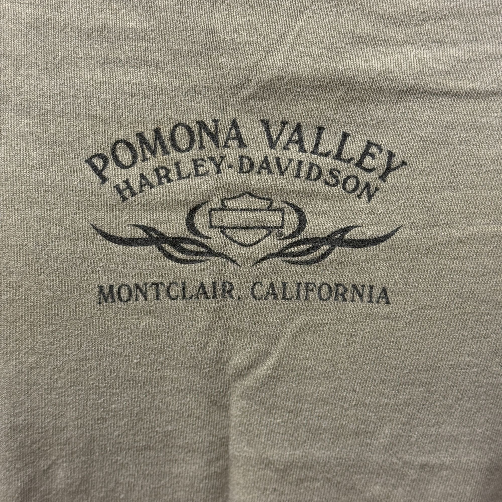 Harley Davidson Y2K Pomona Valley Ca Motorcycle HD 2005 Biker RINGER T Shirt Size US XXL / EU 58 / 5 - 3 Thumbnail