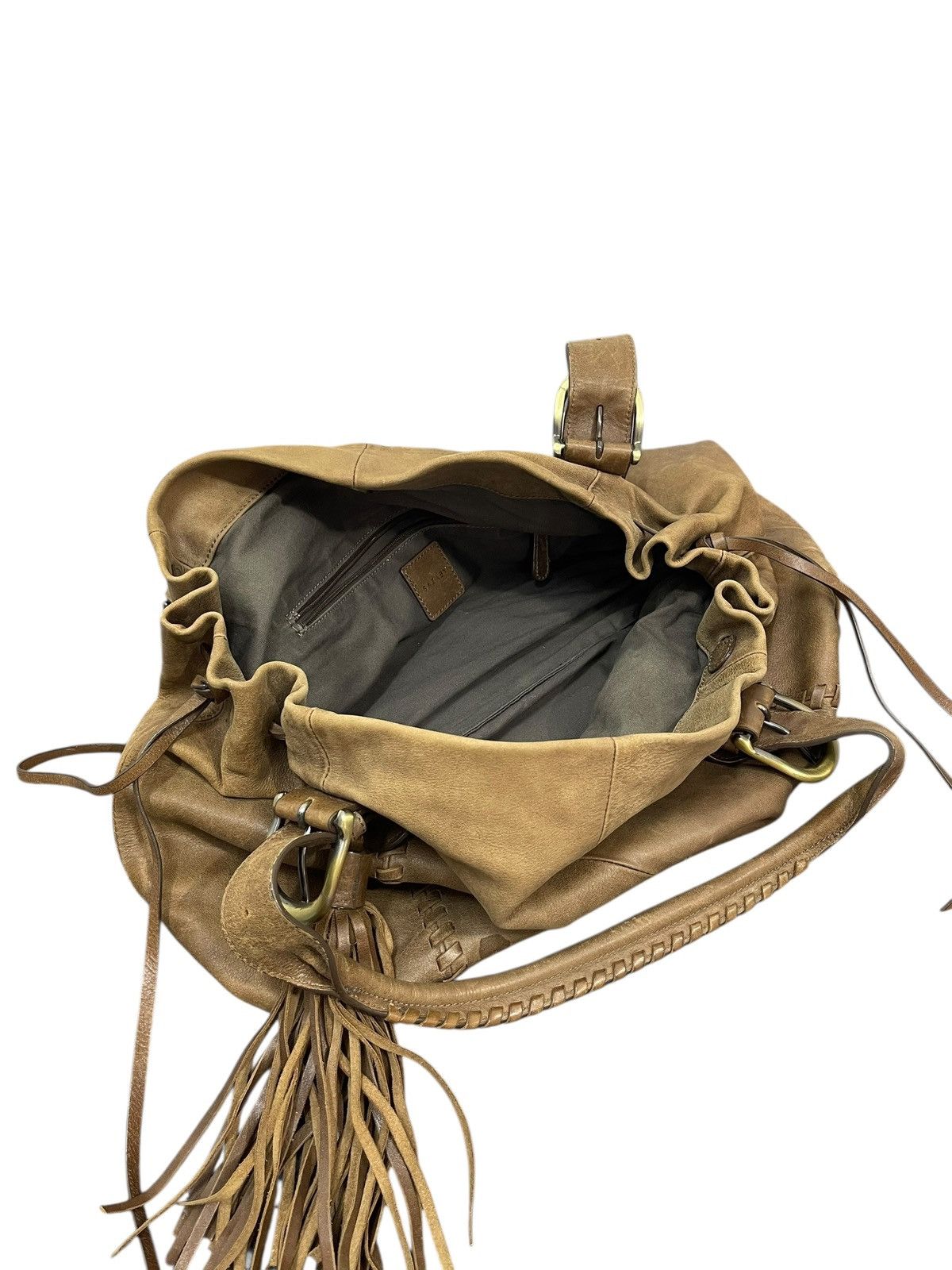 Leather Real Leather Patina Sazaby Japan Tote Shoulder Bag 9🟩 Size ONE SIZE - 19 Thumbnail