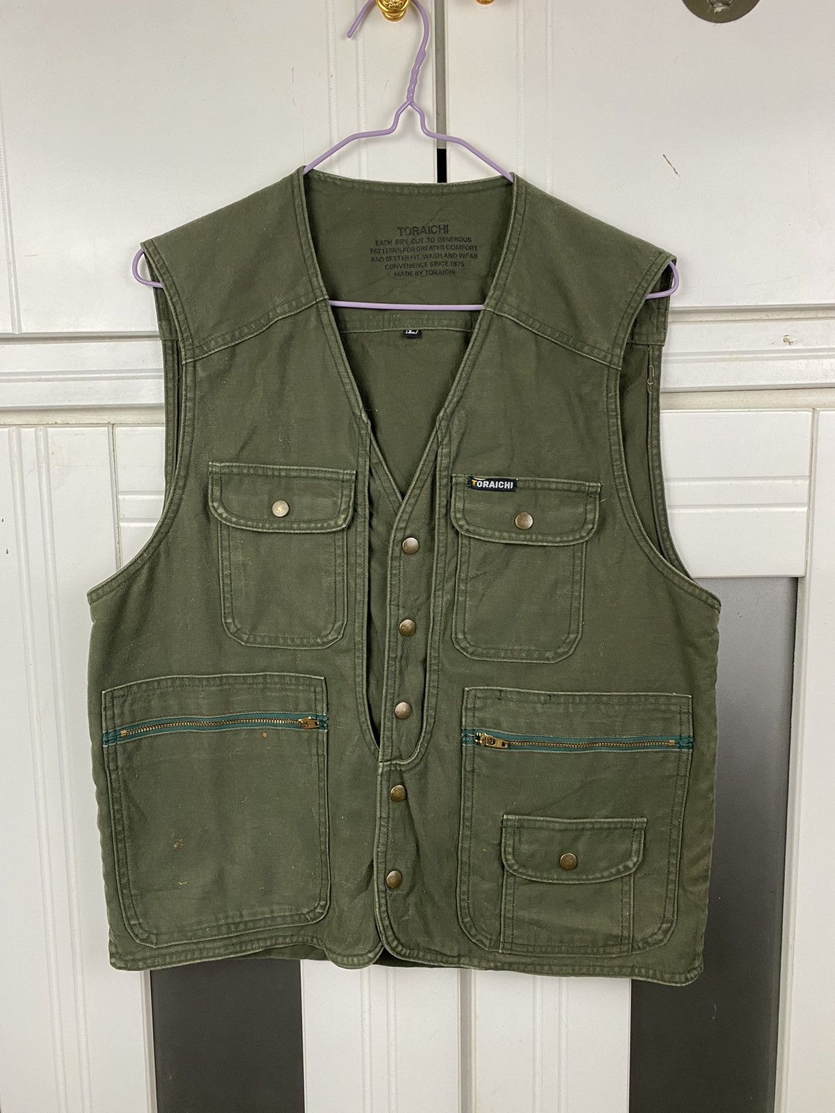 Japanese Brand × Vintage Vintage Vest Pocket Toraichi Japan Size US L / EU 52-54 / 3 - 1 Thumbnail