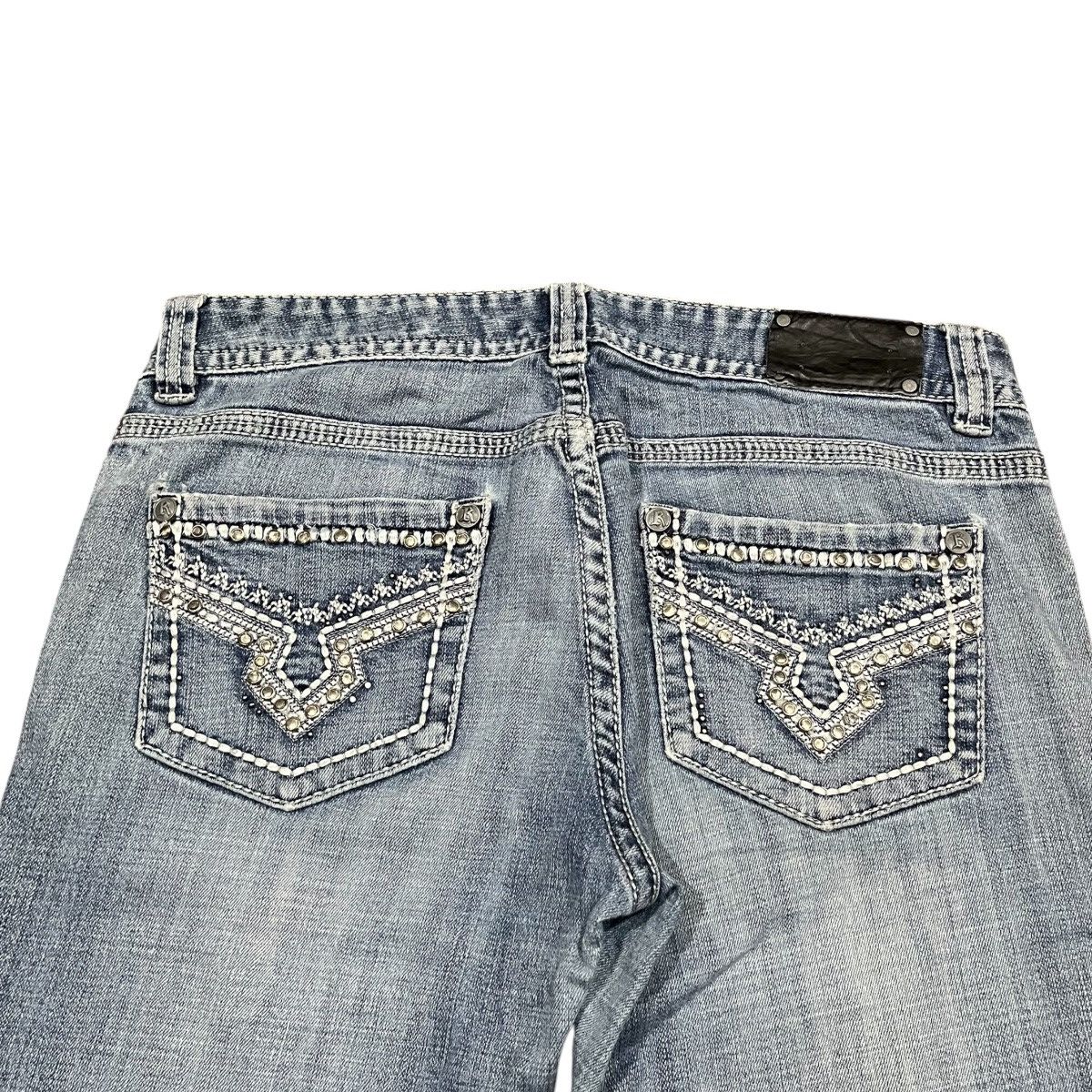 14th Addiction 2000s Style Love Rise Flared Denim Pant Lgb Style Ifsix Size US 34 / EU 50 - 8 Thumbnail