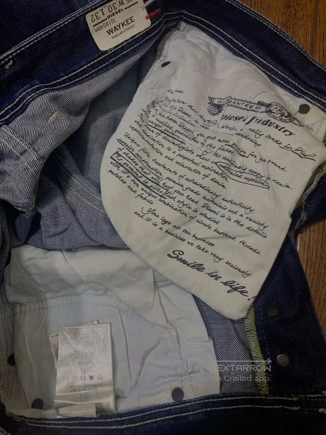 Diesel Diesel Men's Washed Casual Jeans. Size US 30 / EU 46 - 7 Thumbnail