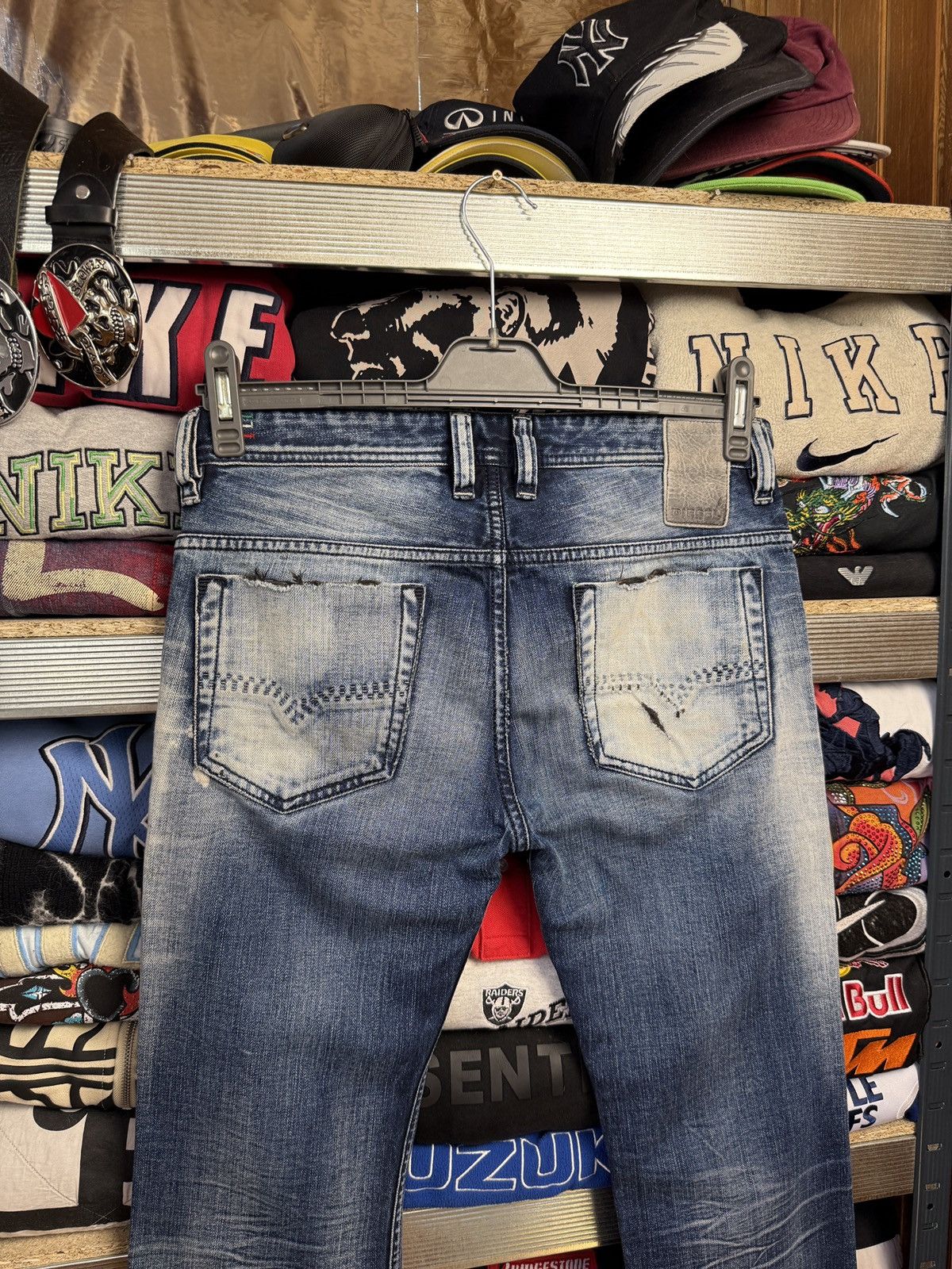 Diesel Y2K Distressed Diesel Avant Garde Jeans Baggy Size US 29 - 10 Thumbnail