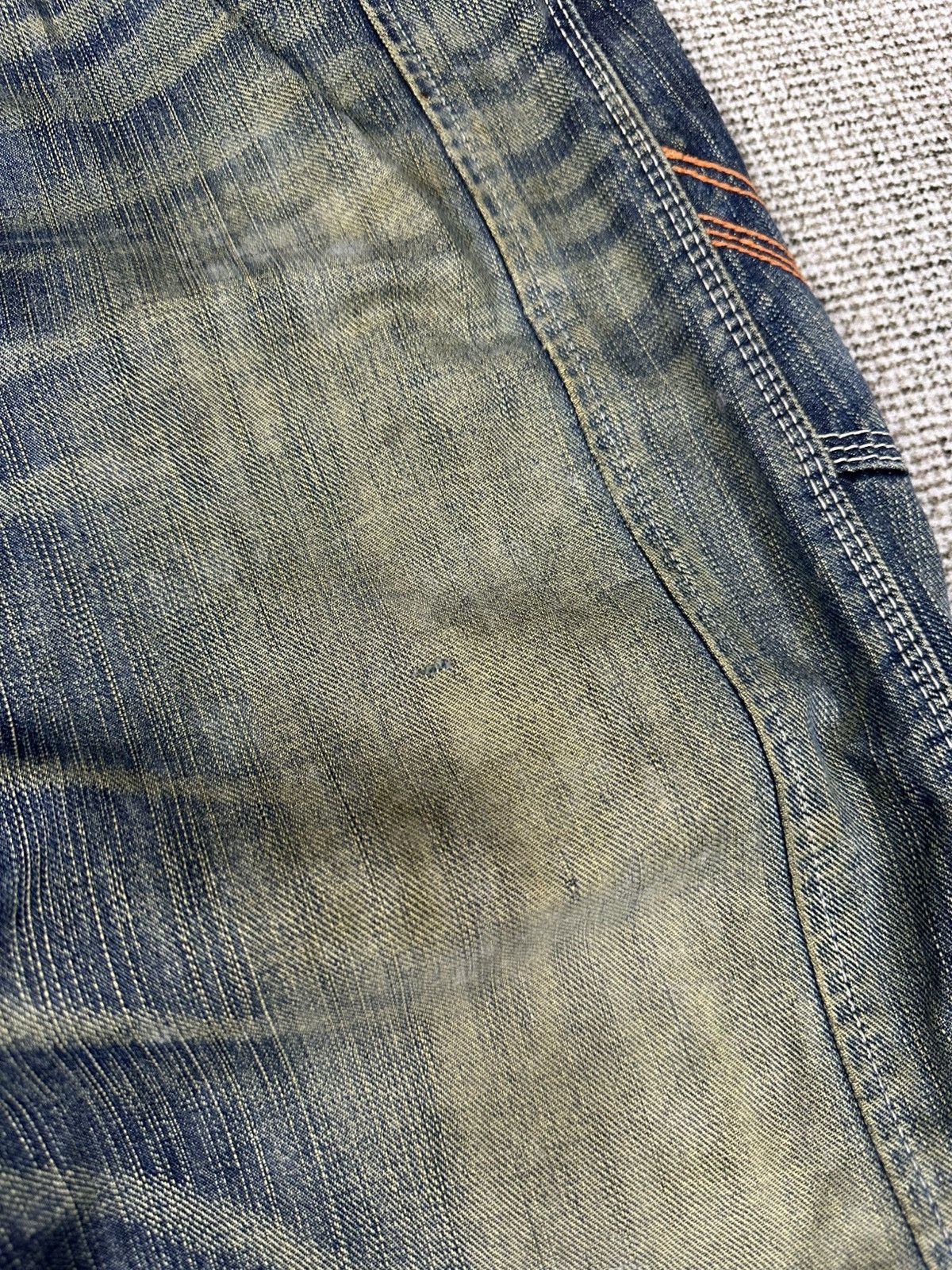 Edwin Vintage Edwin 465 XVS Distressed Denim Jeans - Baggy D740 Size US 32 / EU 48 - 8 Thumbnail