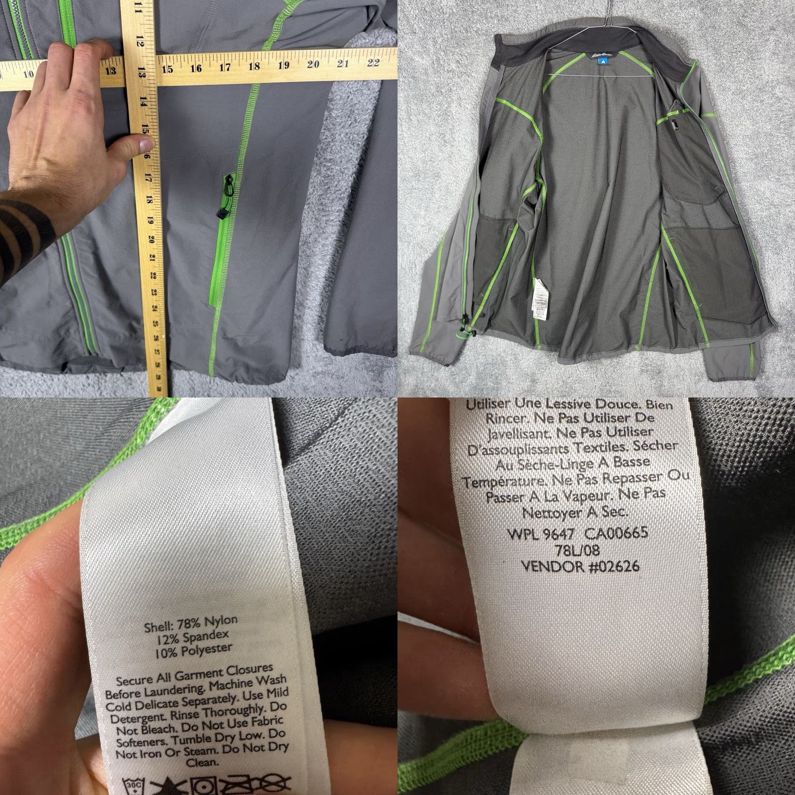 Eddie Bauer Eddie Bauer First Ascent Jacket Mens M Sandstone Softshell Tech Full Zip Hike Size US M / EU 48-50 / 2 - 8 Thumbnail