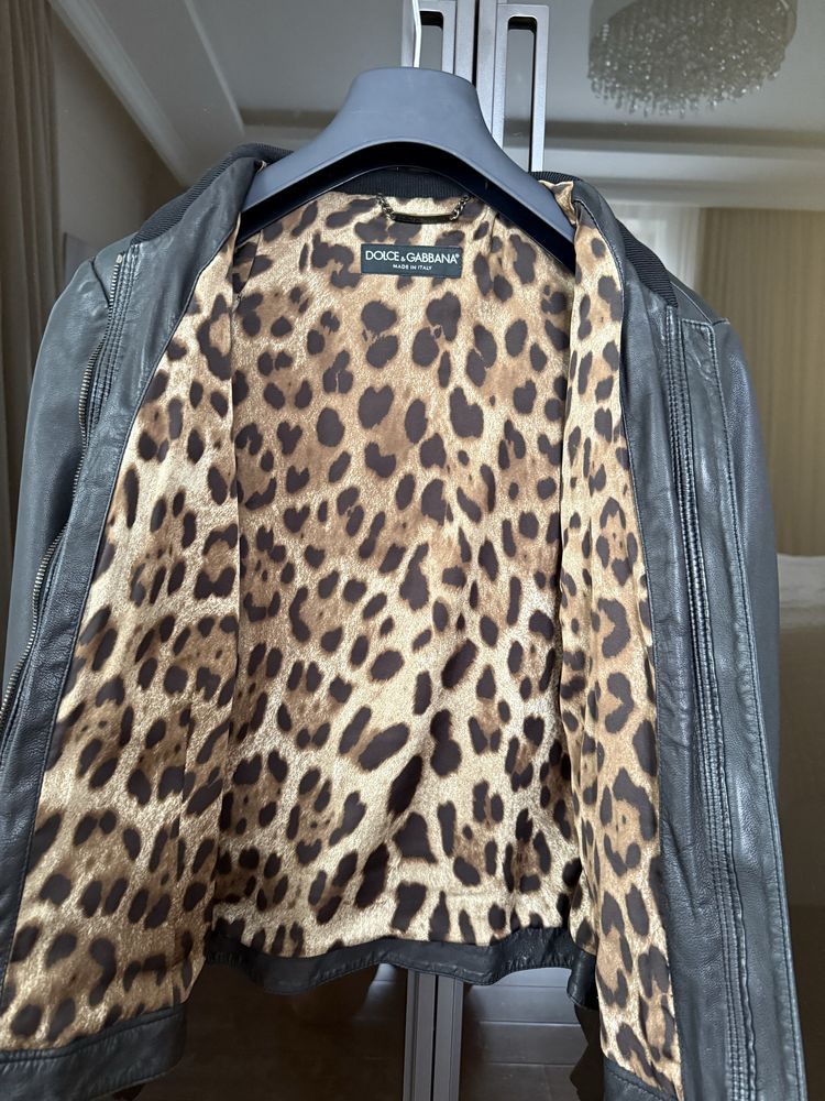 Dolce & Gabbana Dolce Gabbana Leather Jacket Size S / US 4 / IT 40 - 2 Thumbnail