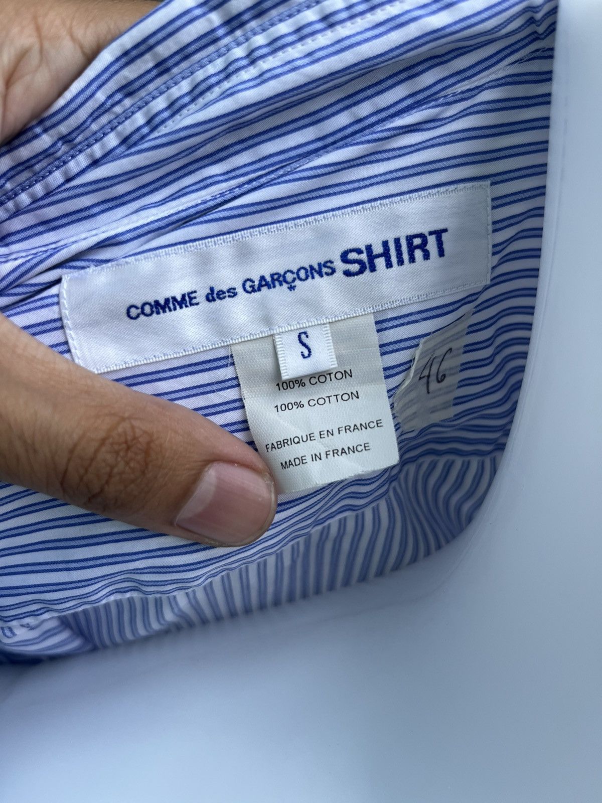 Comme des Garcons SHIRT Panel Patchwork Shirt Size US S / EU 44-46 / 1 - 7 Thumbnail
