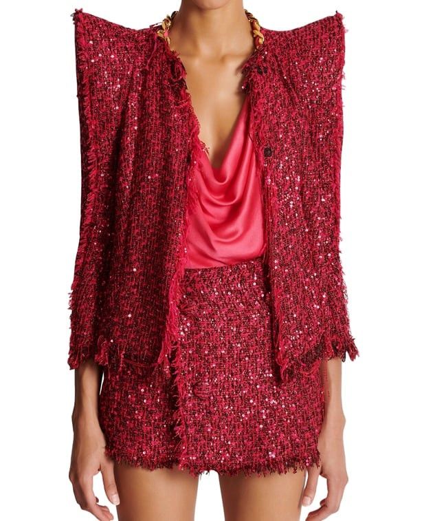 Balmain Tweed jacket Size XS / US 0-2 / IT 36-38 - 1 Thumbnail