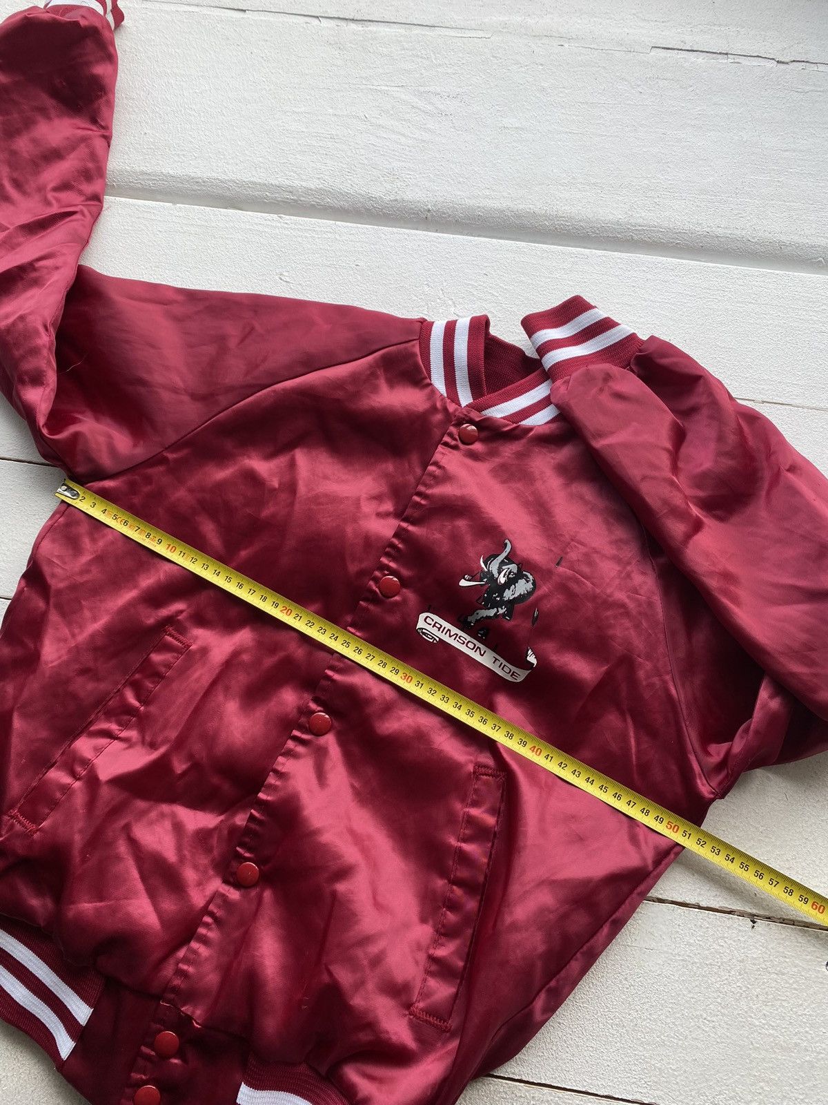 Vintage VNTG 90s USA Locker Line Red Jacket Crimson Tide Alabama Size US S / EU 44-46 / 1 - 8 Thumbnail