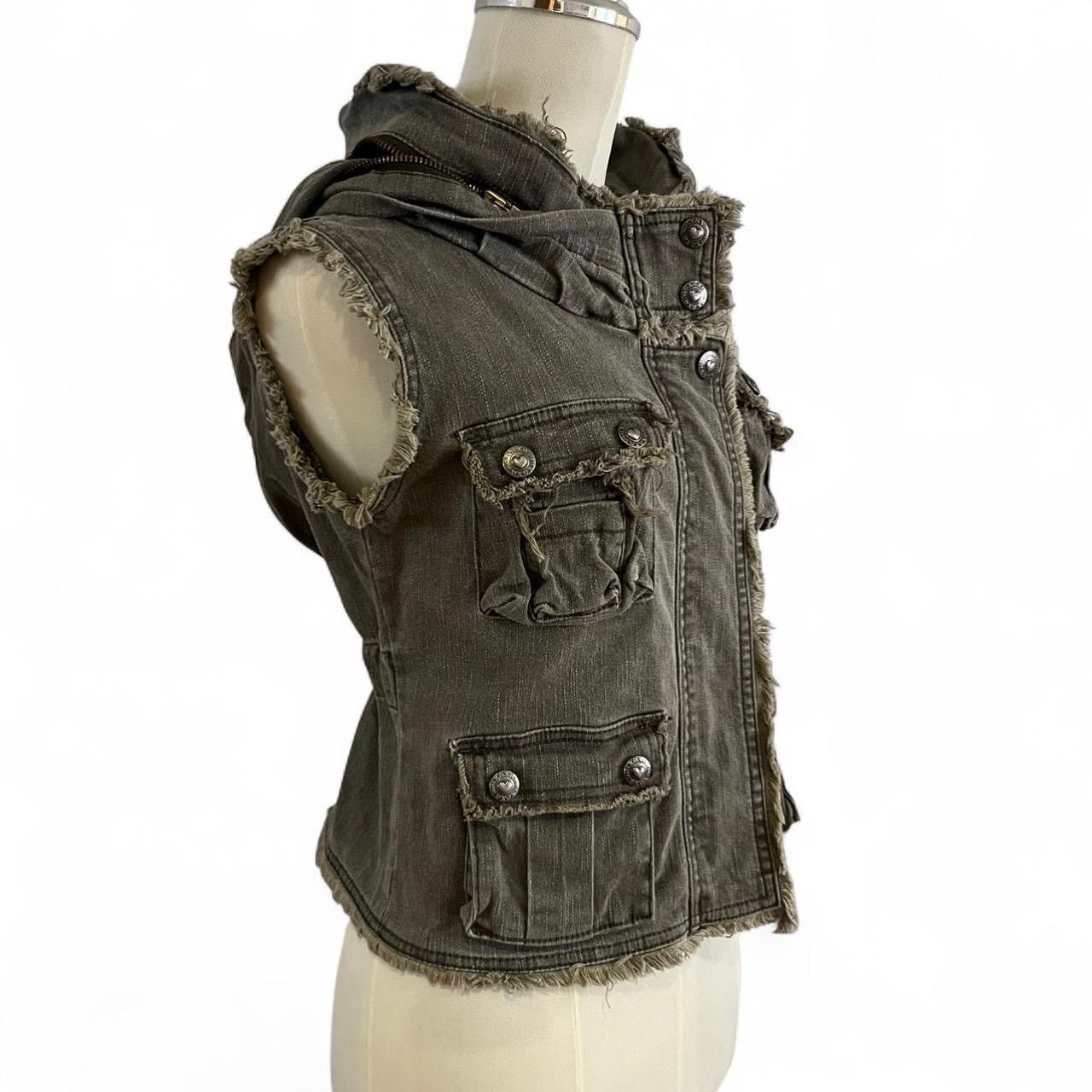 Japanese Brand Gyaru y2k distressed denim vest Size S / US 4 / IT 40 - 5 Thumbnail