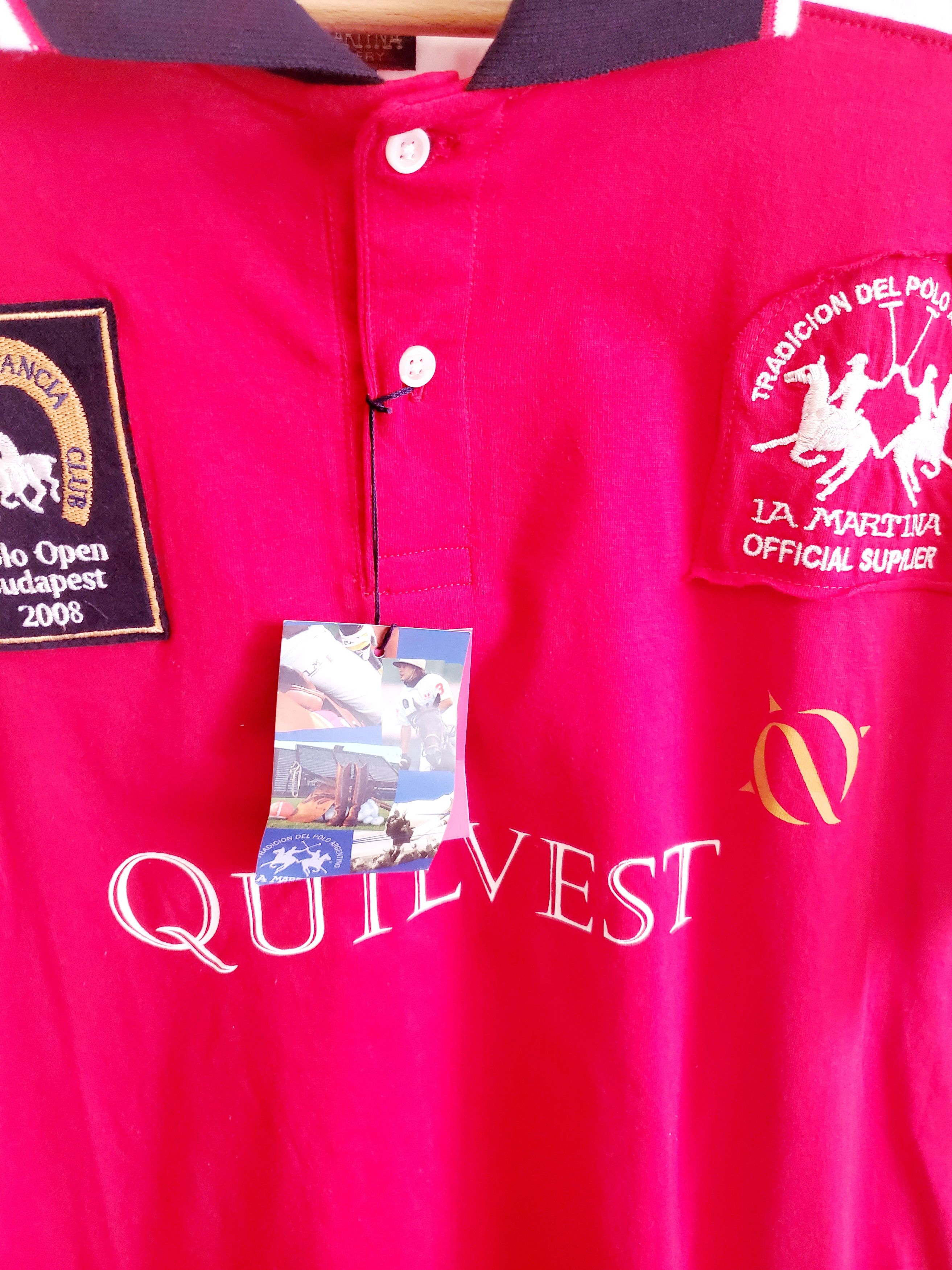 La Martina × Polo Ralph Lauren × Vintage Vintage La Martina Polo budapest open quilvest Size US XXL / EU 58 / 5 - 2 Thumbnail