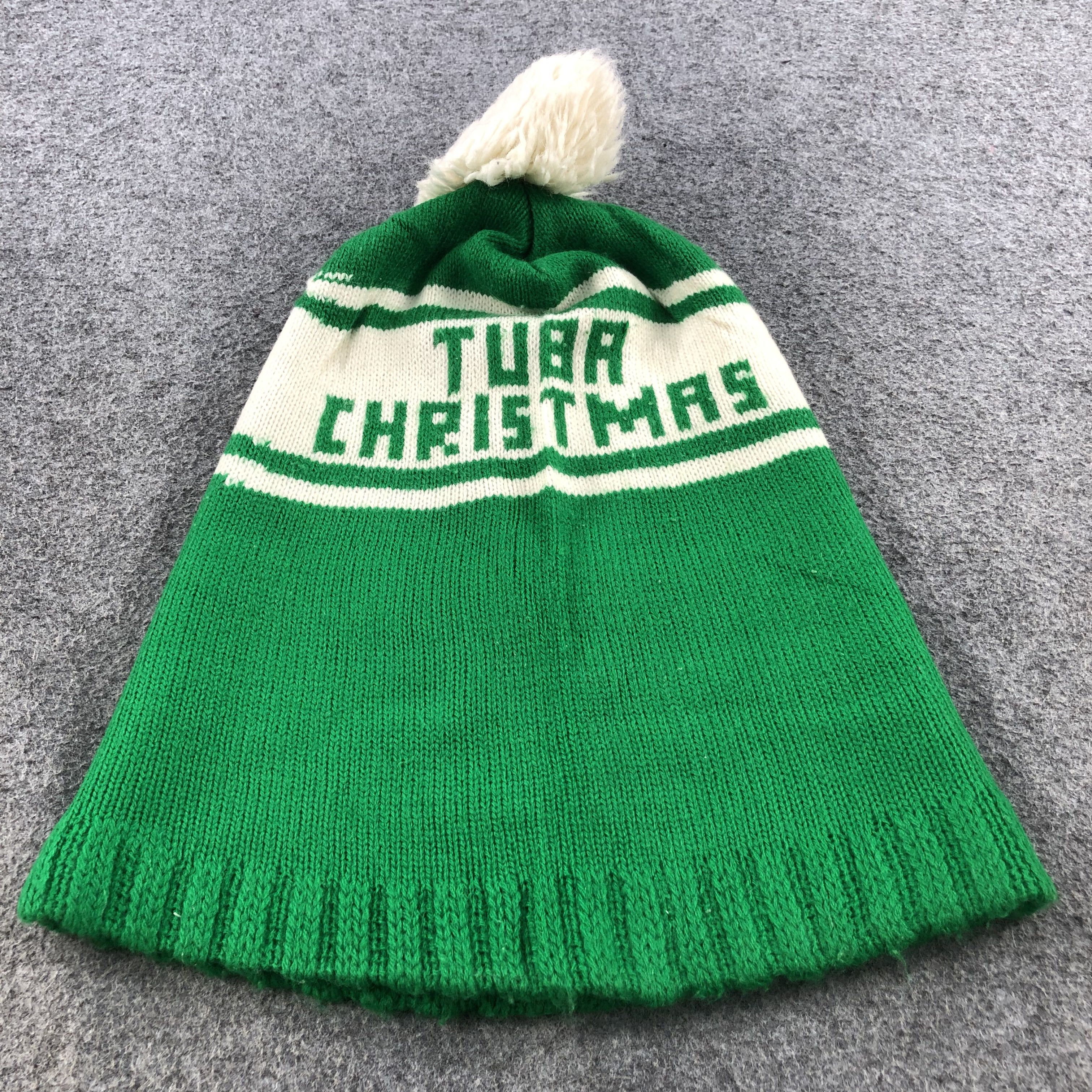 Vintage Unknown Tuba Slouchy Bobble Beanie Snowcap Snow Hat B239 Size ONE SIZE - 3 Thumbnail