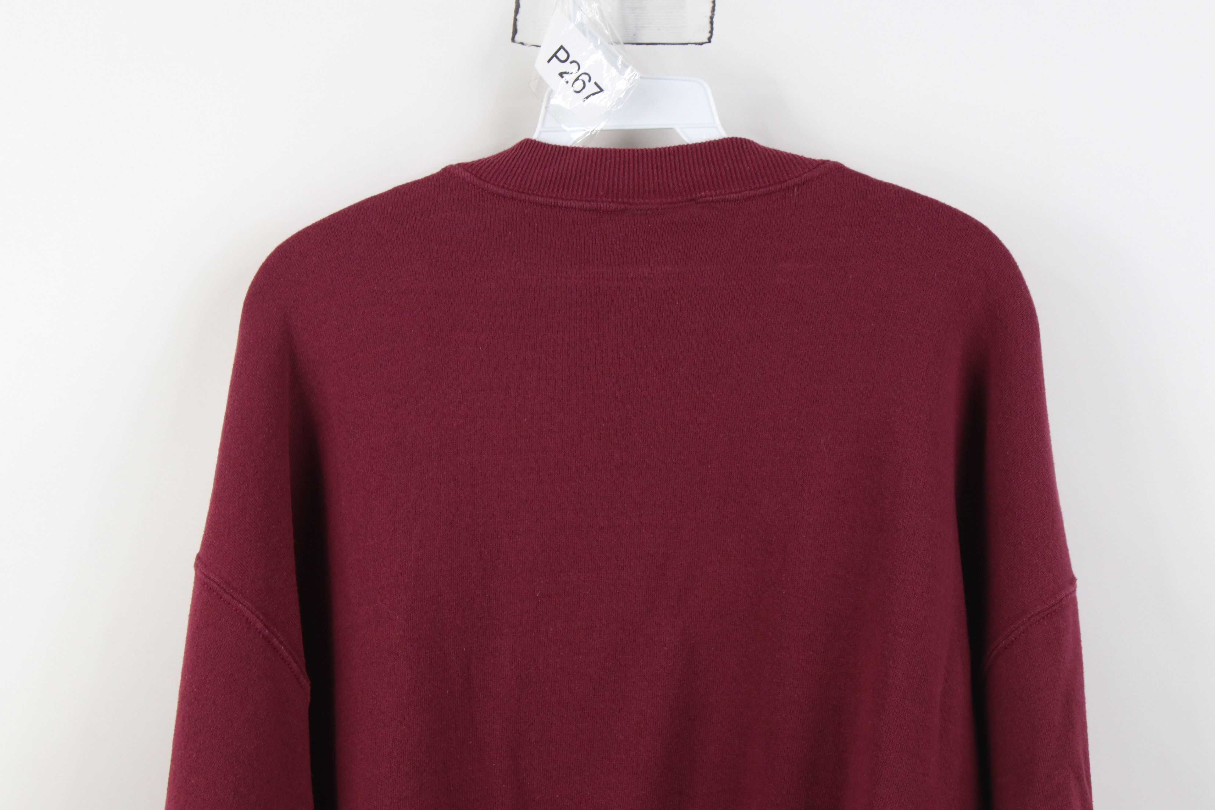 Vintage Vintage 90s USA Olympics Crewneck Sweatshirt Burgundy USA Size US XL / EU 56 / 4 - 12 Thumbnail