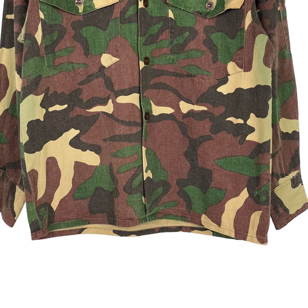 Japanese Brand Japanese Camouflage Military Light Jacket Size US XS / EU 42 / 0 - 5 Thumbnail