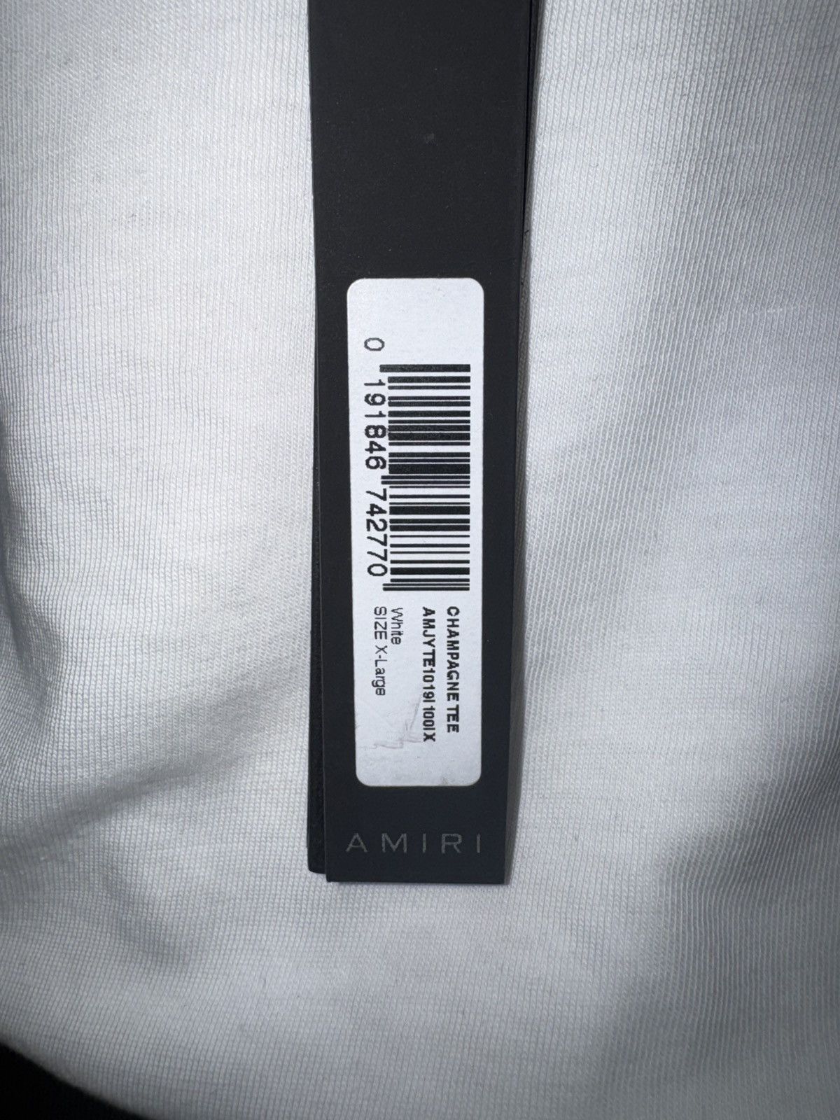 Amiri Amiri white champagne t shirt Size US XL / EU 56 / 4 - 9 Thumbnail