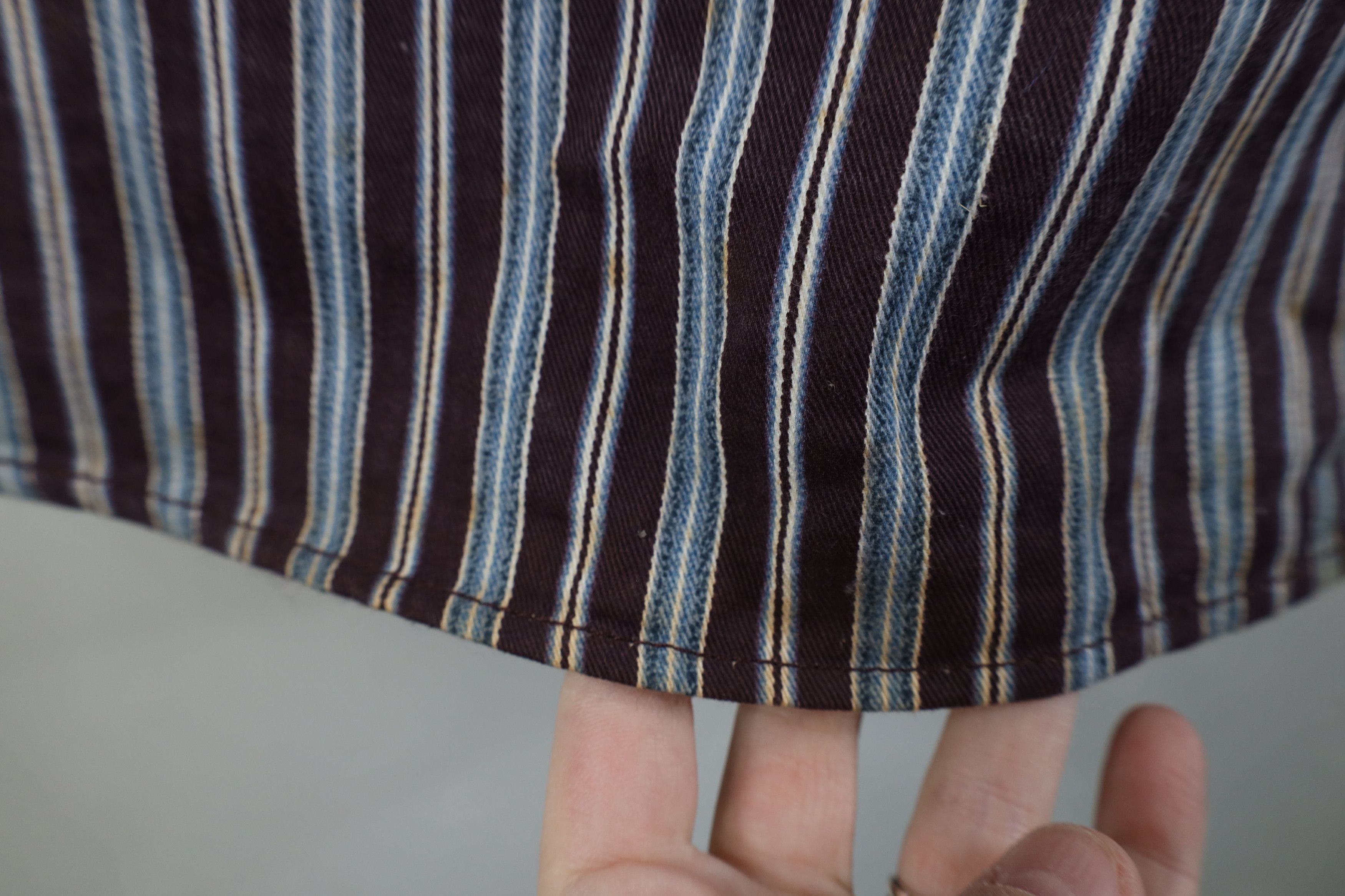 Vintage Deadstock Vintage 90s Streetwear Striped Button Down Shirt Size US XXL / EU 58 / 5 - 12 Thumbnail