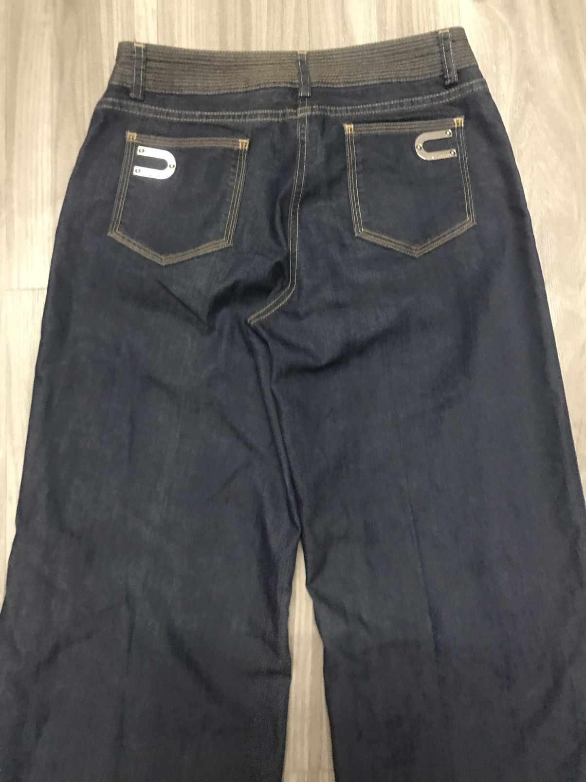 Roberto Cavalli CLASS ROBERTO CAVALLI - Flare High Rise Jeans Size 27" / US 4 / IT 40 - 11 Thumbnail