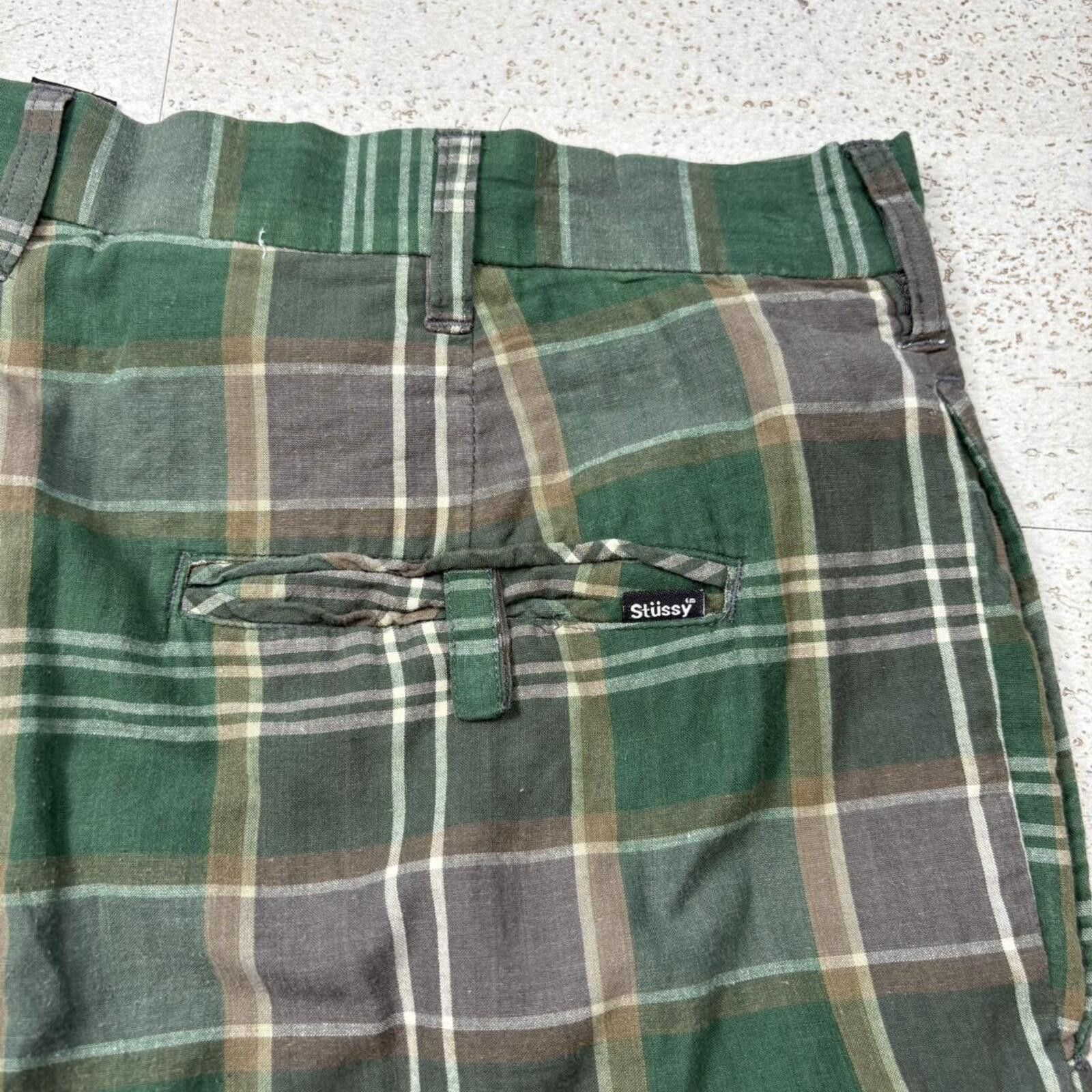Stussy 00’s Stussy Plaid Shorts (34”) Size US 34 / EU 50 - 4 Thumbnail