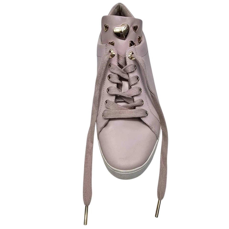 Michael Kors MICHAEL KORS Mindy Leather Sneakers Applicated Hearts 9 M Size US 9 / IT 39 - 4 Thumbnail