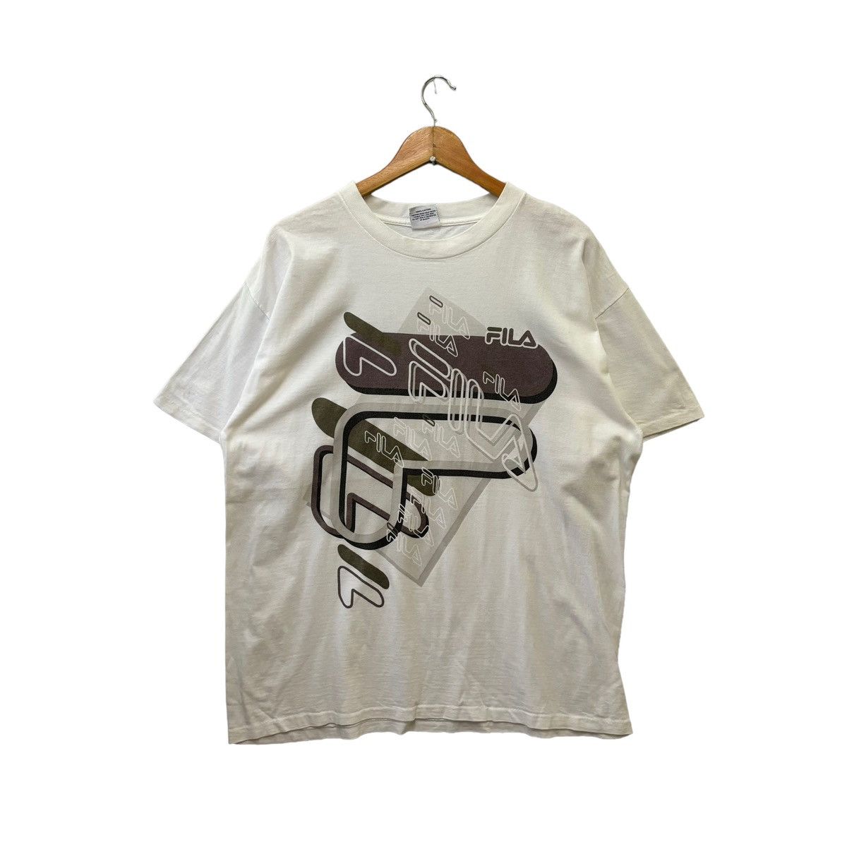 Fila × Vintage Vintage Fila Sportwear Tshirt Big Logo Size US L / EU 52-54 / 3 - 1 Thumbnail