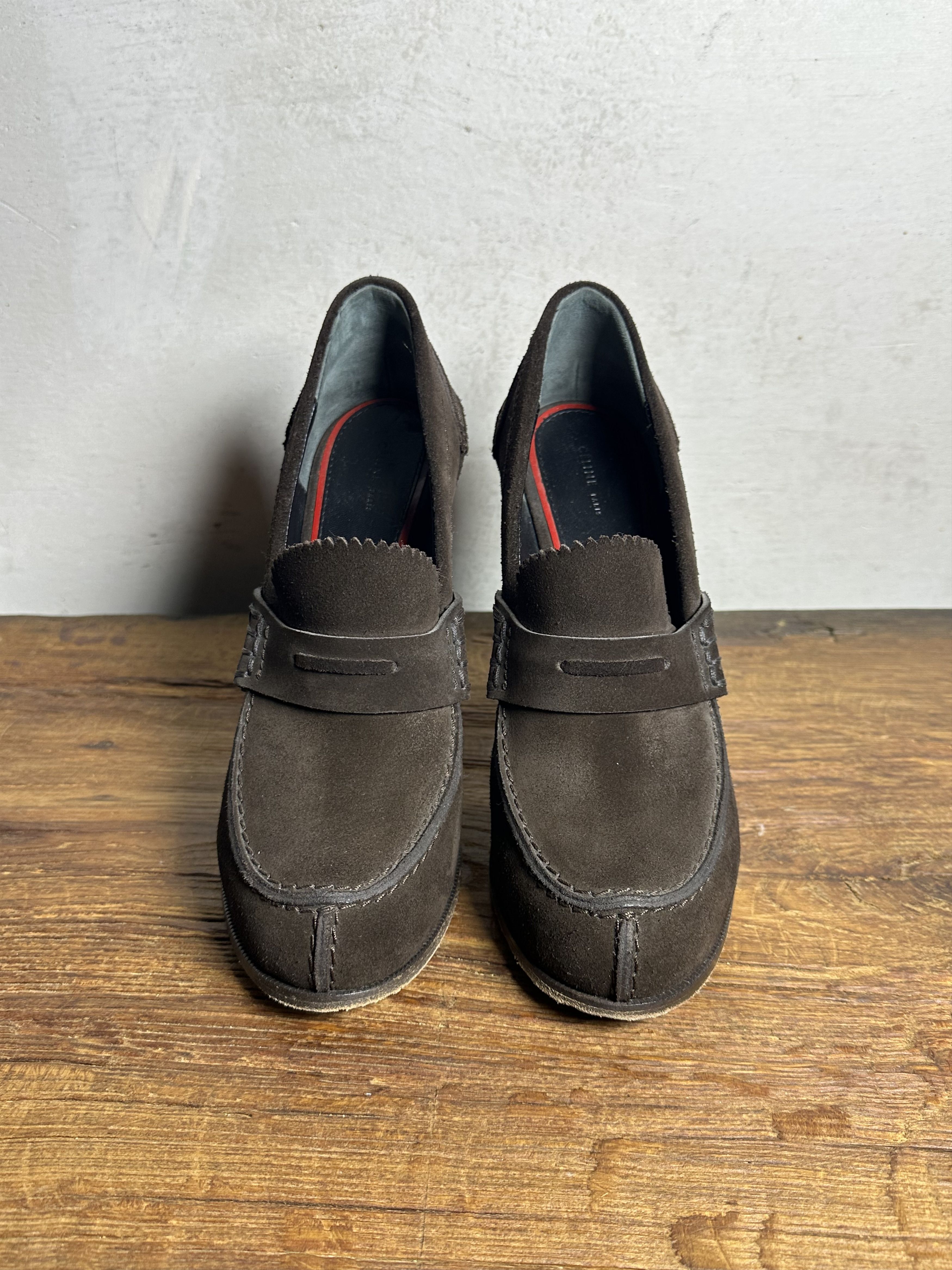 Celine Old Celine Suede Brown Heels Size US 9 / IT 39 - 5 Thumbnail