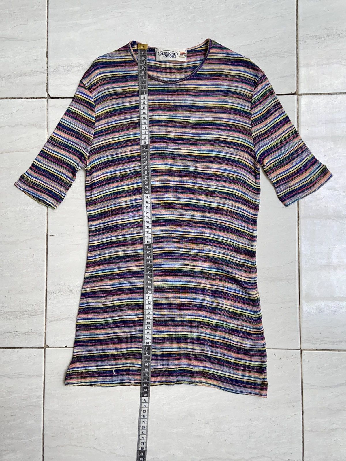 Missoni MISSONI SPORT Striped T-shirt Size US XXS / EU 40 - 9 Thumbnail