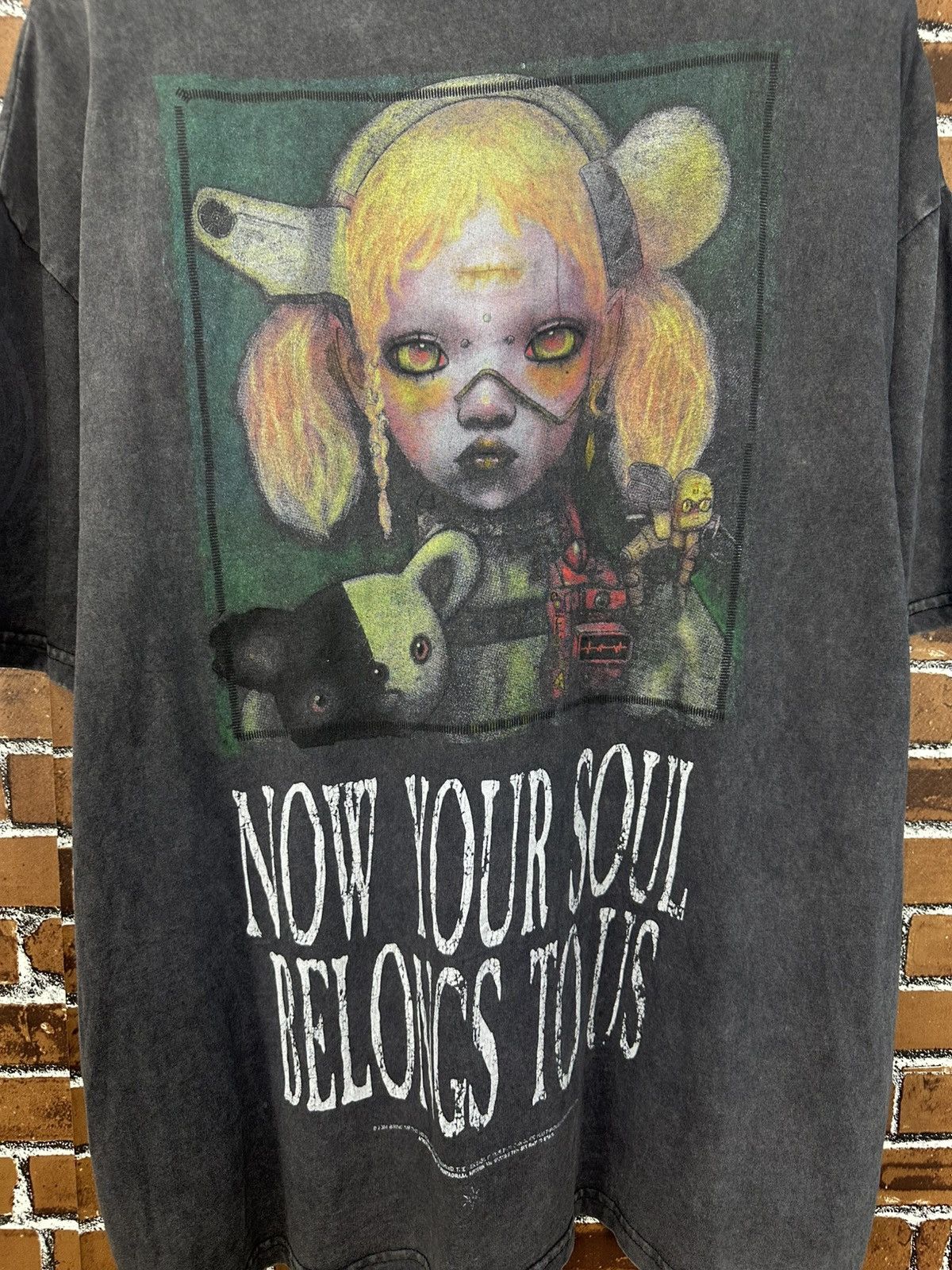 Vintage Vintage Bring Me The Horizon Post Human Tshirt A998 Size US L / EU 52-54 / 3 - 4 Thumbnail