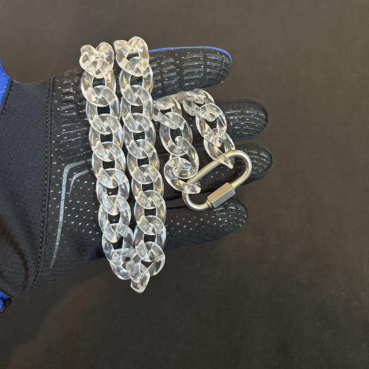 Vintage Y2K 2000s Infinity Link Translucent See-thru Hip Hop Chain Size ONE SIZE - 2 Thumbnail