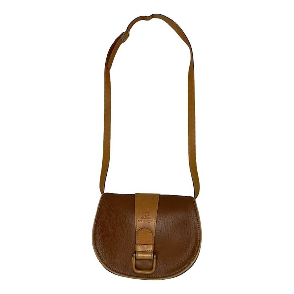 Courreges Courrèges Brown Leather Handbag Size ONE SIZE - 1 Thumbnail