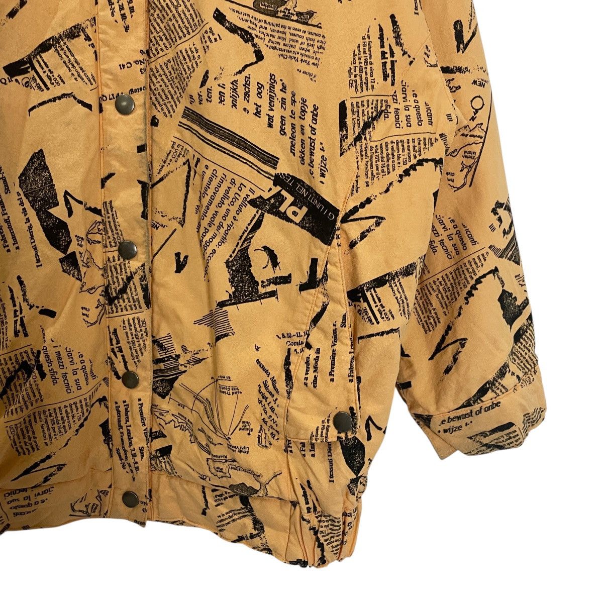 RENOWN Vintage Simple Life By Renown Newspaper Motive Jacket Size US M / EU 48-50 / 2 - 4 Thumbnail