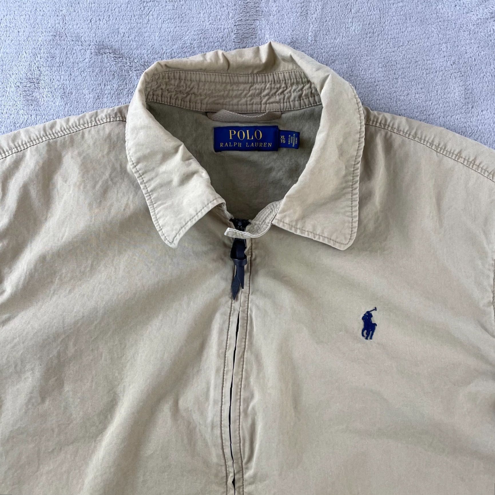 Polo Ralph Lauren Polo Ralph Lauren Jacket Men XL Brown Khaki Full Zip Chinstrap Preppy Size US XL / EU 56 / 4 - 2 Thumbnail