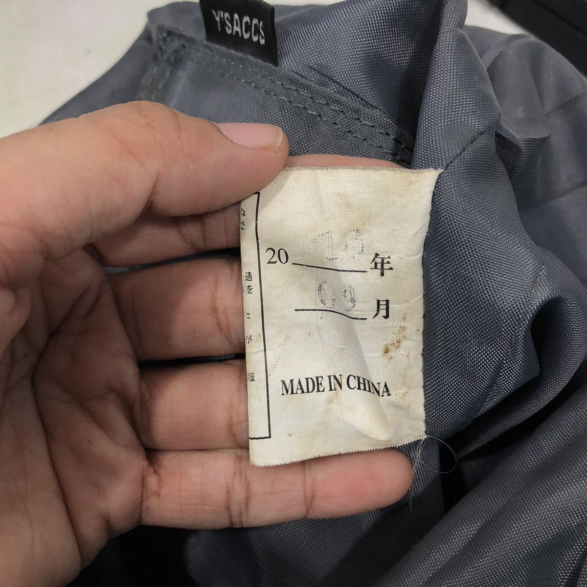 Yohji Yamamoto 📌Rich Black Bag Pack Biker Style Y'Saccs Bondage Design Size ONE SIZE - 18 Thumbnail