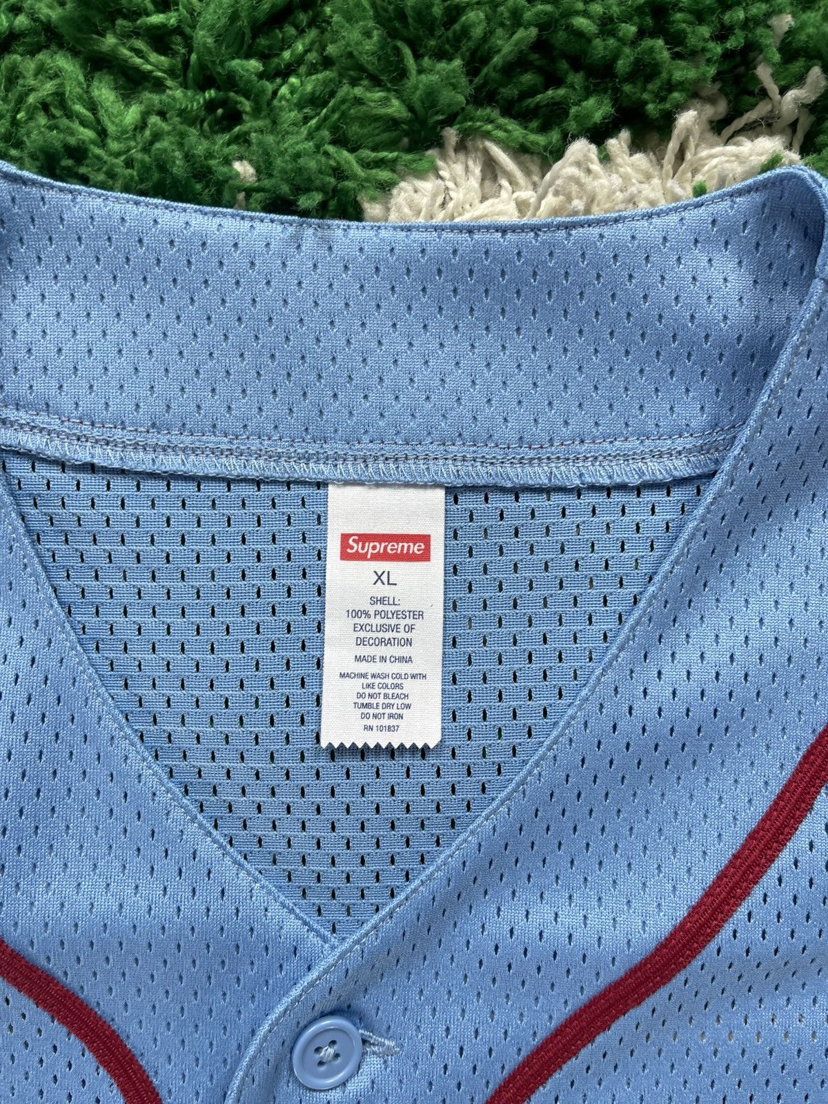 Supreme Supreme "Old English" Jersey Size US XL / EU 56 / 4 - 4 Thumbnail