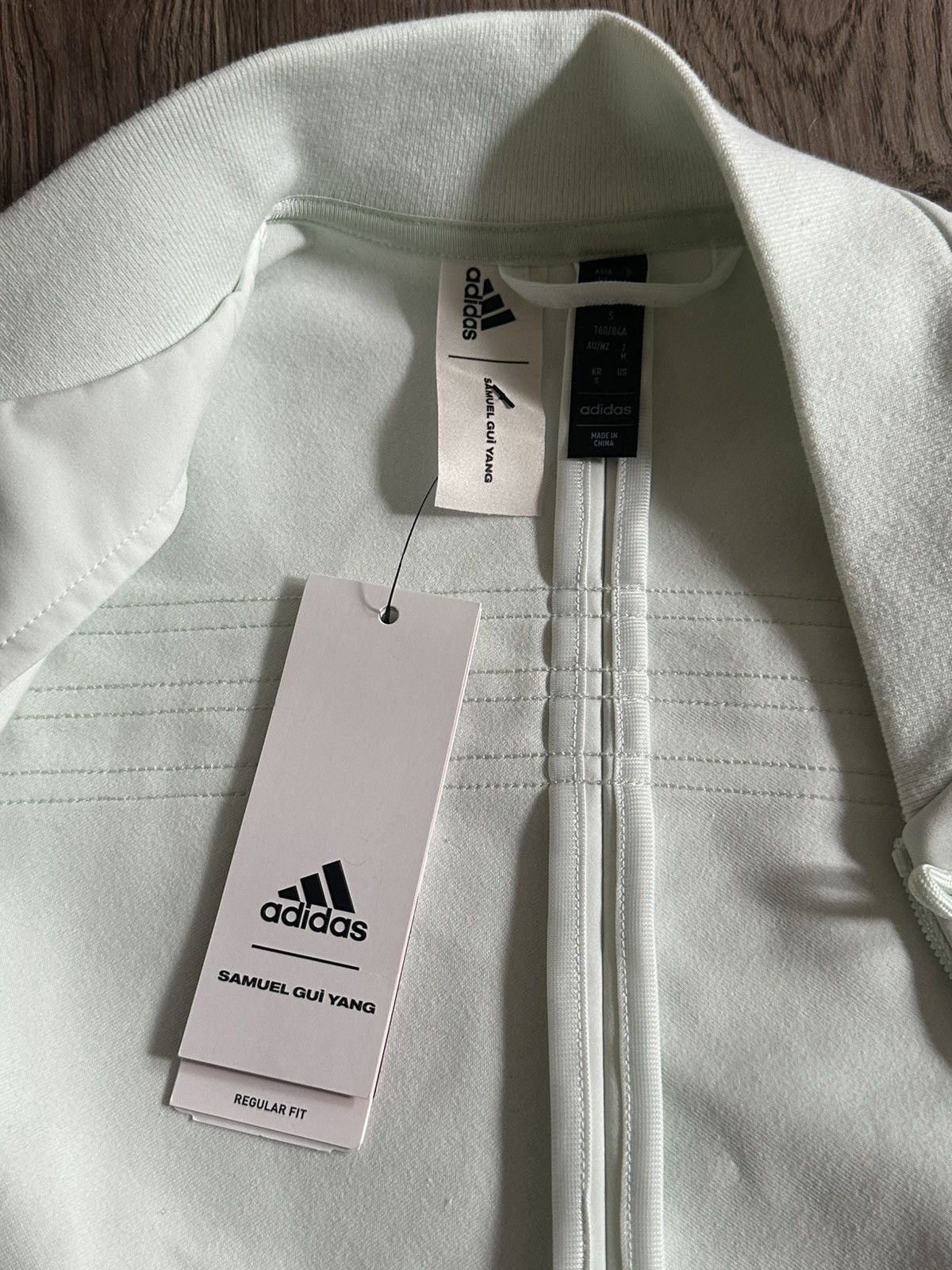 Adidas Adidas x Samuel Gui Yang Mint Green JF6665 Jacket Size S / US 4 / IT 40 - 5 Thumbnail