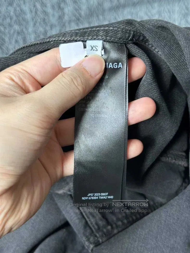 Balenciaga Balenciaga Inkjet Denim Jacket. Size US XS / EU 42 / 0 - 4 Thumbnail