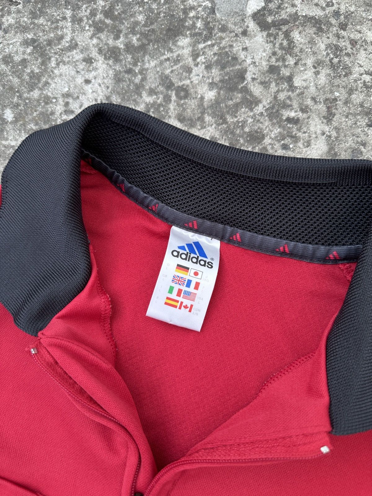 Adidas × Vintage Y2K Vintage Adidas Jersey Streetwear Rare Casual Logo L Rare Size US L / EU 52-54 / 3 - 3 Thumbnail