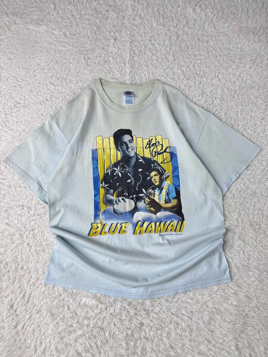 Band Tees × Vintage Vintage rock tee Elvis Presley 00s90d Size US L / EU 52-54 / 3 - 1 Thumbnail