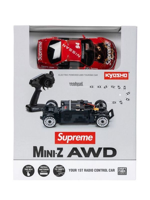 image of Supreme/kyosho Mini-Z Nissan Skyline Nismo R33 Rc Readyset in Red, Men's