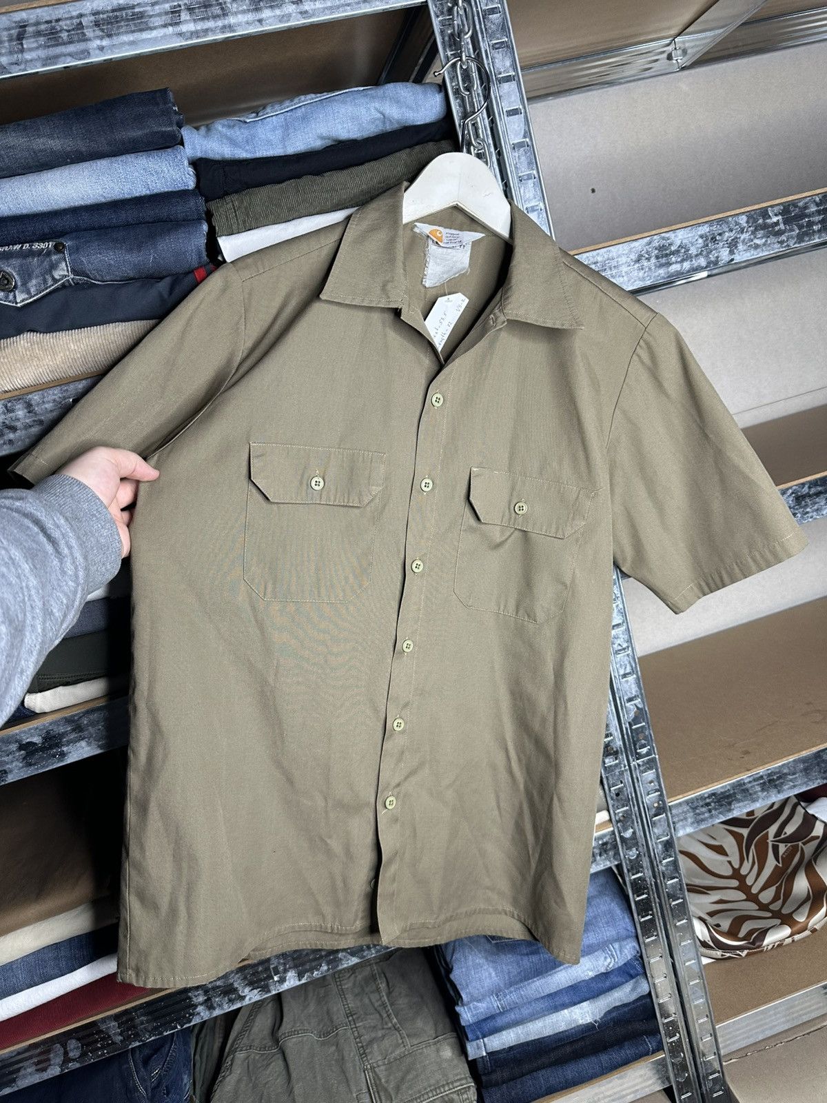 Carhartt Carhartt Rugged Outdoor Wear Short Sleeve Button Up Shirt Size US M / EU 48-50 / 2 - 1 Thumbnail