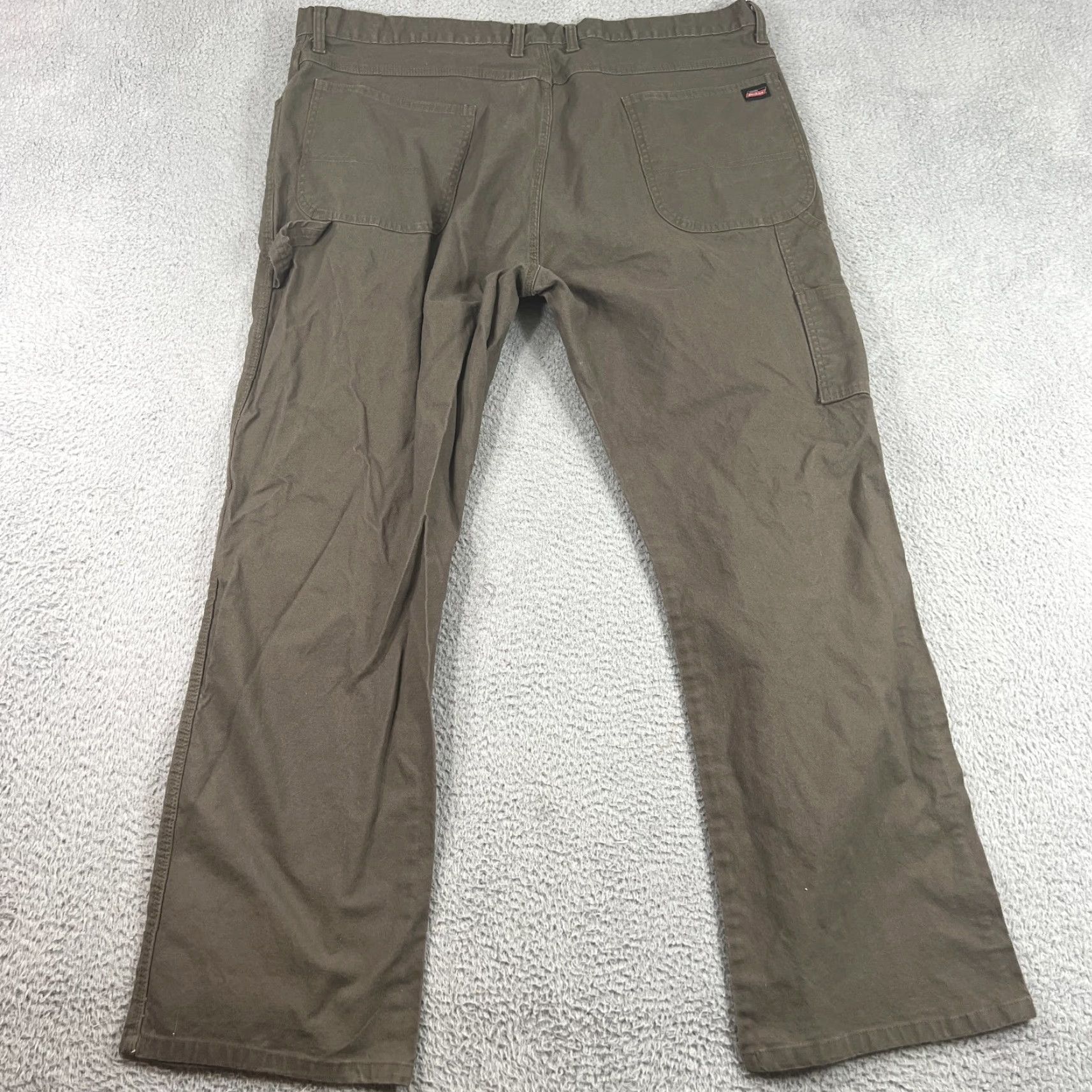 Dickies Dickies Jeans Men 42x32 Green Denim Relaxed Straight Work Cargo Pocket 98% Cotton Mens Size US 42 / EU 58 - 7 Thumbnail
