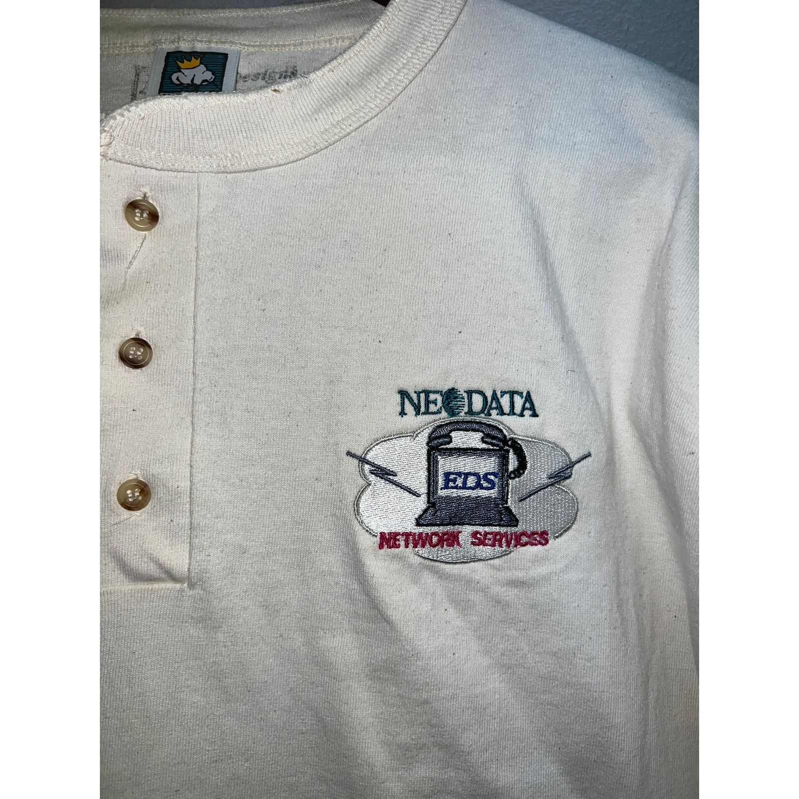 Anvil Vintage NeoData Shirt Data Network Neo Computer Tee L Size US L / EU 52-54 / 3 - 3 Thumbnail