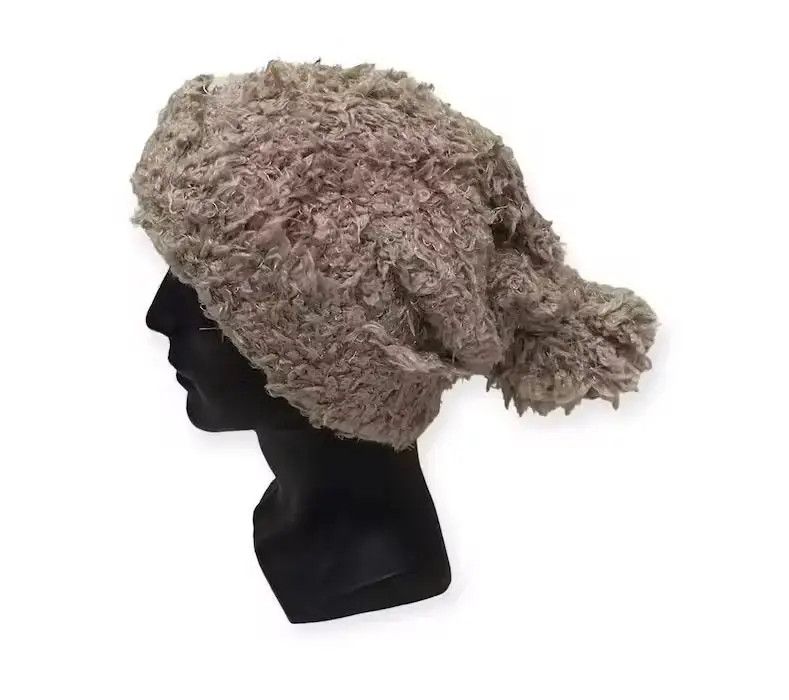 Japanese Brand Japanese Brand Fleece Beanie Hat Size ONE SIZE - 1 Thumbnail